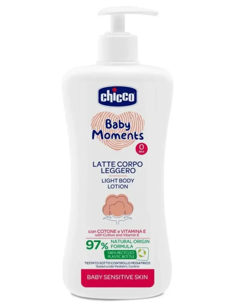 لوسیون بدن کودک چیکو Chicco حجم 500 میلی لیتر